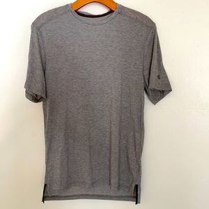 Champion grey cotton blend men t-shirt Sz S